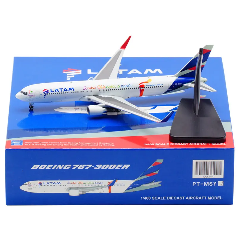 1:400 Scale B767-300ER PT-MSY LATAM Airlines Alloy Aircraft Plane