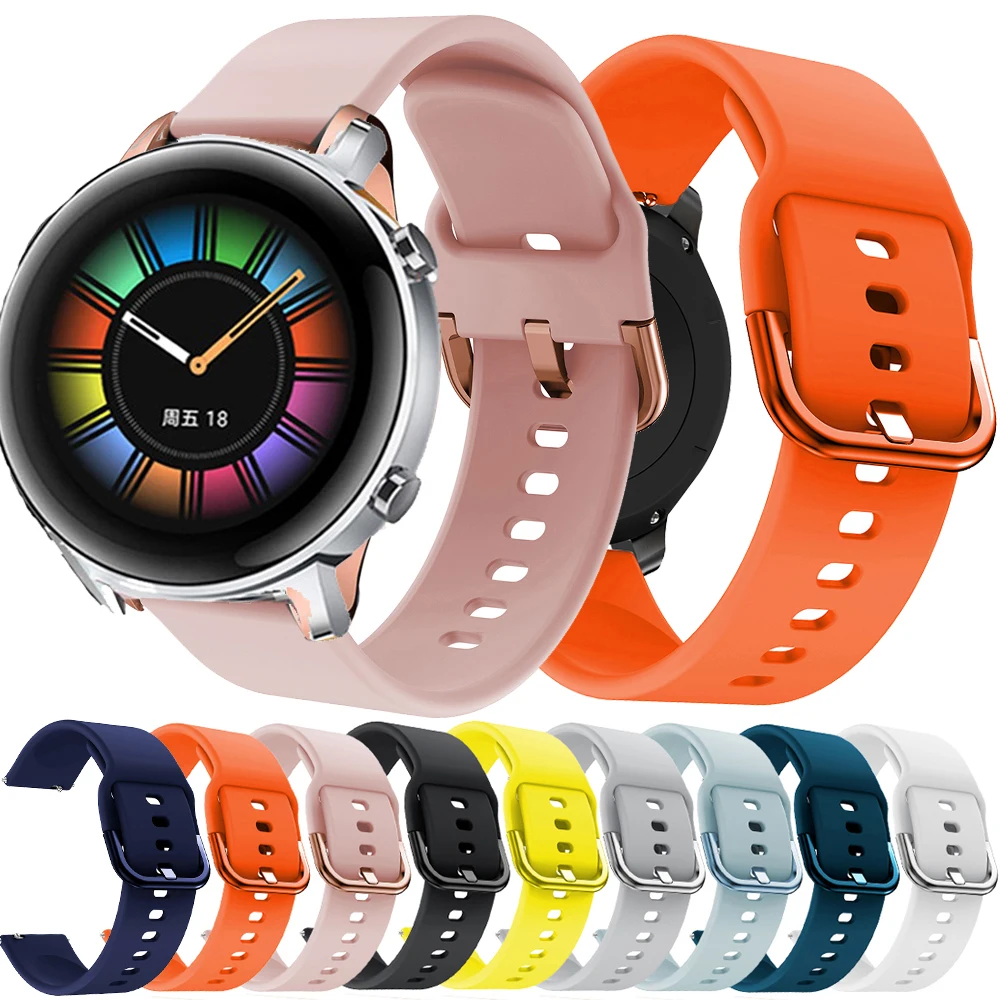 

Ремешок силиконовый для наручных часов Huawei Watch GT2e/GT2 46 мм/GT 42 мм 46 мм, 20 мм 22 мм