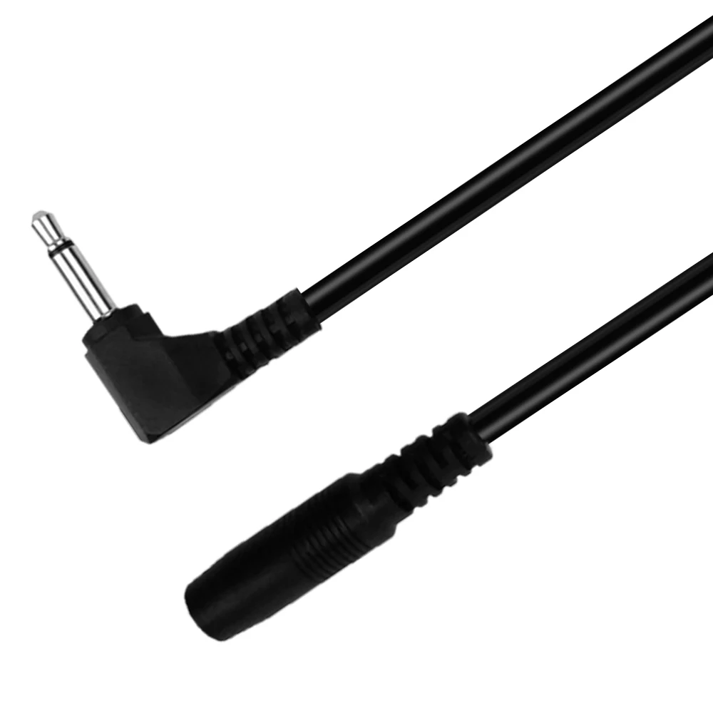 2 Pieces of Reverse Polarity Cable 90 Degree Right Angle DC Power Extension Cord for Piano Guitar Keyboard Pedal