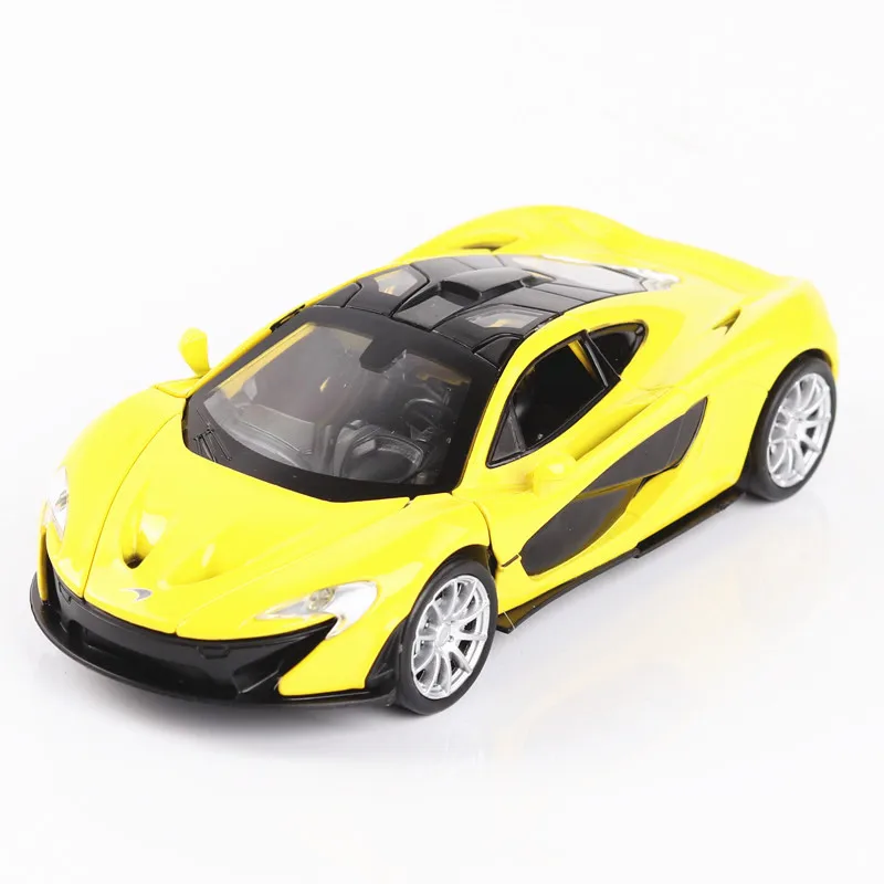 1:32 for McLaren P1 Alloy Diecast Car Model Toy Vehicles Car with Light Sound Gift for Baby Collectible