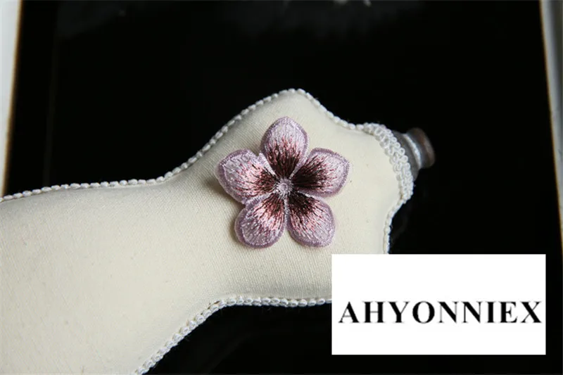 AHYONNIEX 10 stücke Günstige Kleine Blume Patch für Kleidung Nähen auf Applique Kleid Haar Zubehör Schuhe Taschen DIY Dekoration Patches – Detail 12
