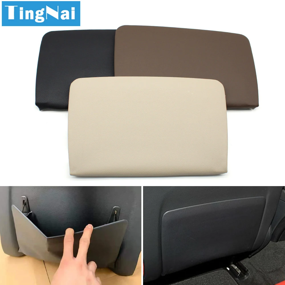 Car Seat Backrest Leather Pocket Cover Replacement For BENZ W205 W213 W253 W257 C300 C350 E300 E320 GLC200 GLC300 CLS300 CLS350