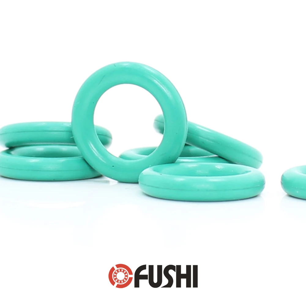 

CS2.65mm FKM Rubber O RING ID 25/25.8/26.5/28/30/31.5/32.5/33.5*2.65 mm 100PCS O-Ring Fluorine Gasket Oil seal Green ORing