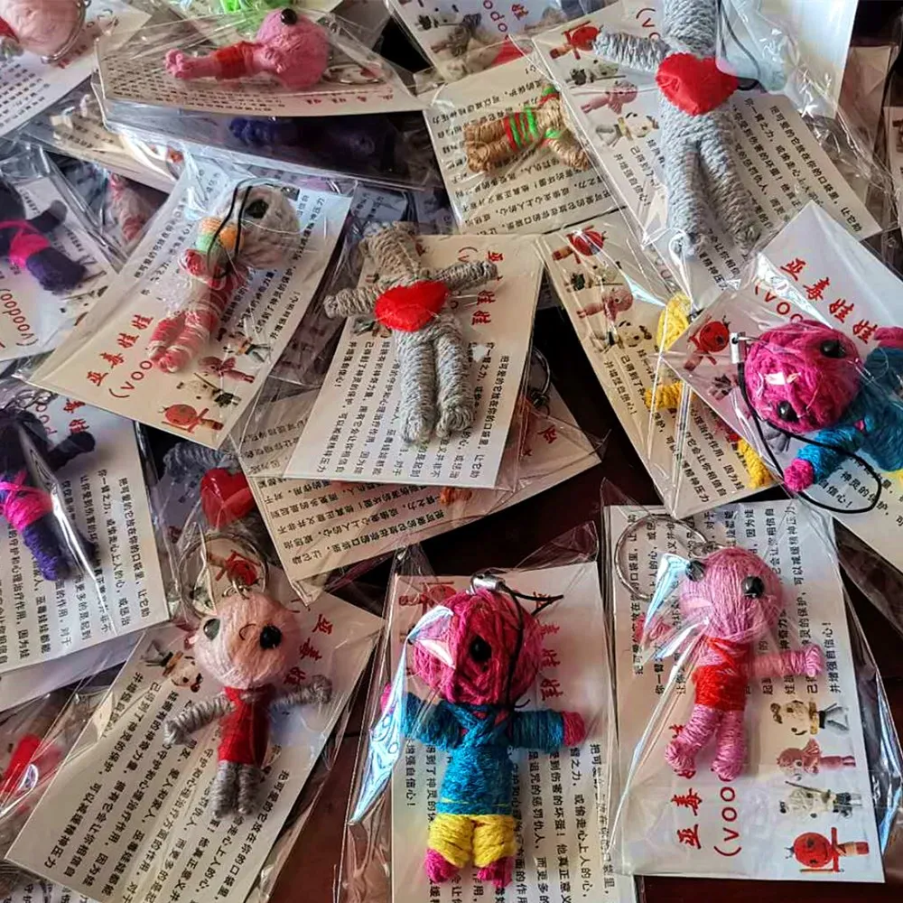 Smafes wholesale Voodoo Doll Toy Keychain Free Shpping