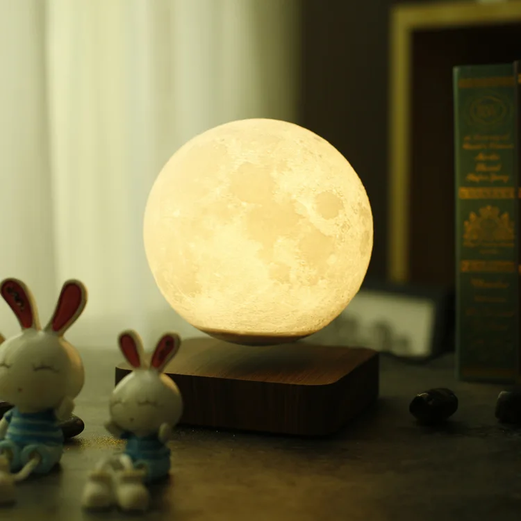 Magnetic Levitation Moon Jupiter Saturn Lamp Romantic Levitating 3D Home Decoration