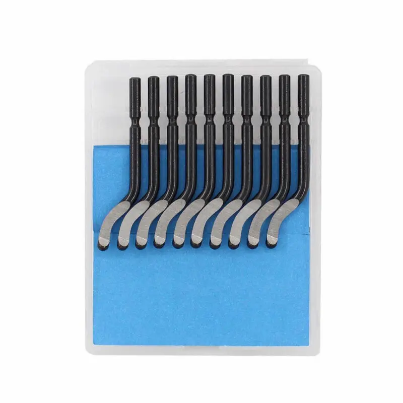 Metall Grat Deburrer Gedreht Praktische Bequem Burr Griff Entgraten Werkzeug NB1100 mit BS1010 Klingen