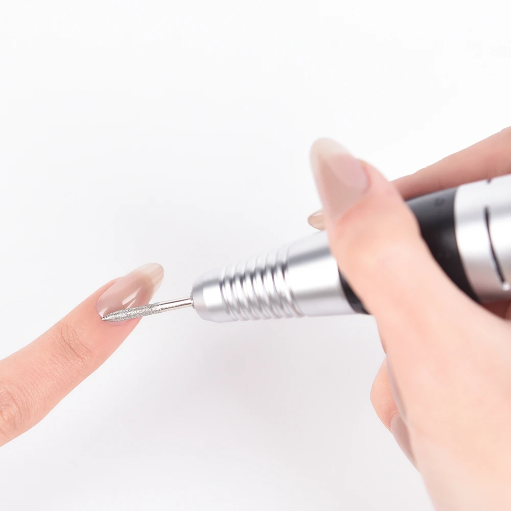電動ネイルアートドリルペンハンドル、ネイルポリッシュ研磨機ハンドピース、マニキュアペディキュアネイルアートアクセサリー用、35000RPM