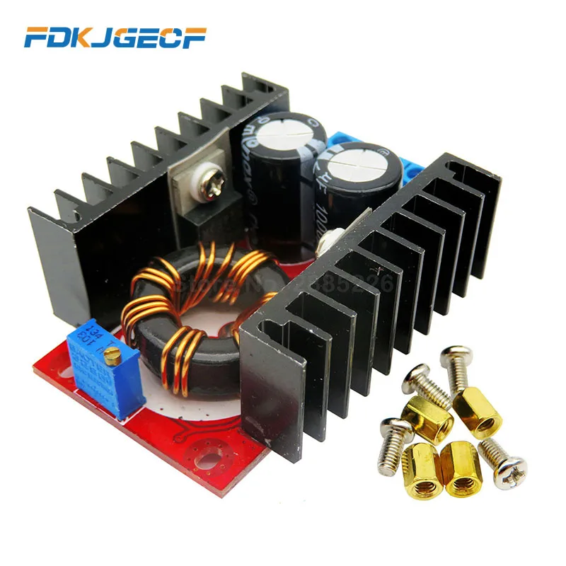 DC DC Boost Converter Voltage Regulator CC CV DC-DC Step Up 10-30V to 12-35V 150W 10A Power Supply Driver Charger Adjustable DIY