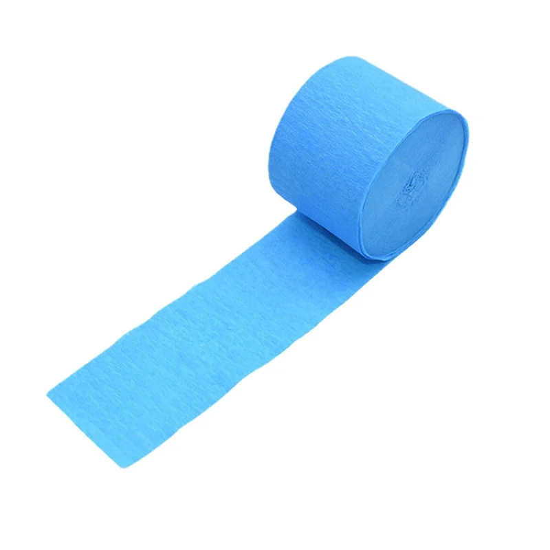 45mm 25meter Länge Crepe Papier Streamer Rolle Bunting DIY Papier Girlande Fotografie Kulissen für Hochzeit Geburtstag Party Decor – Detail 15