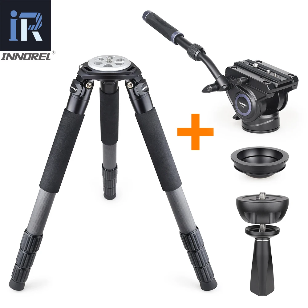 INNOREL RT90C (LT404C) Professionele Heavy Duty Camera Statief Ultra Stabiele Top Niveau Birdwatching Camera Stand 40mm Been Buis - afbeelding 1