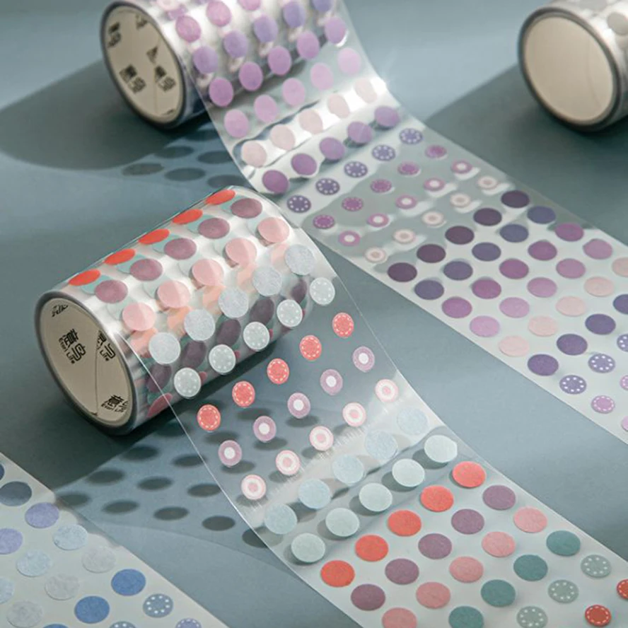 

Dots Washi Tape Stickers Washi Tapes Kawaii Washitape School Supplies Stationery Cinta Adhesiva Decorativa Cute Masking Tape