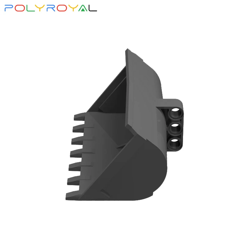 POLYROYAL Building Blocks Technology parts 6187596 7x10x5 excavator bucket 1 PCS Educational toy for children 28216