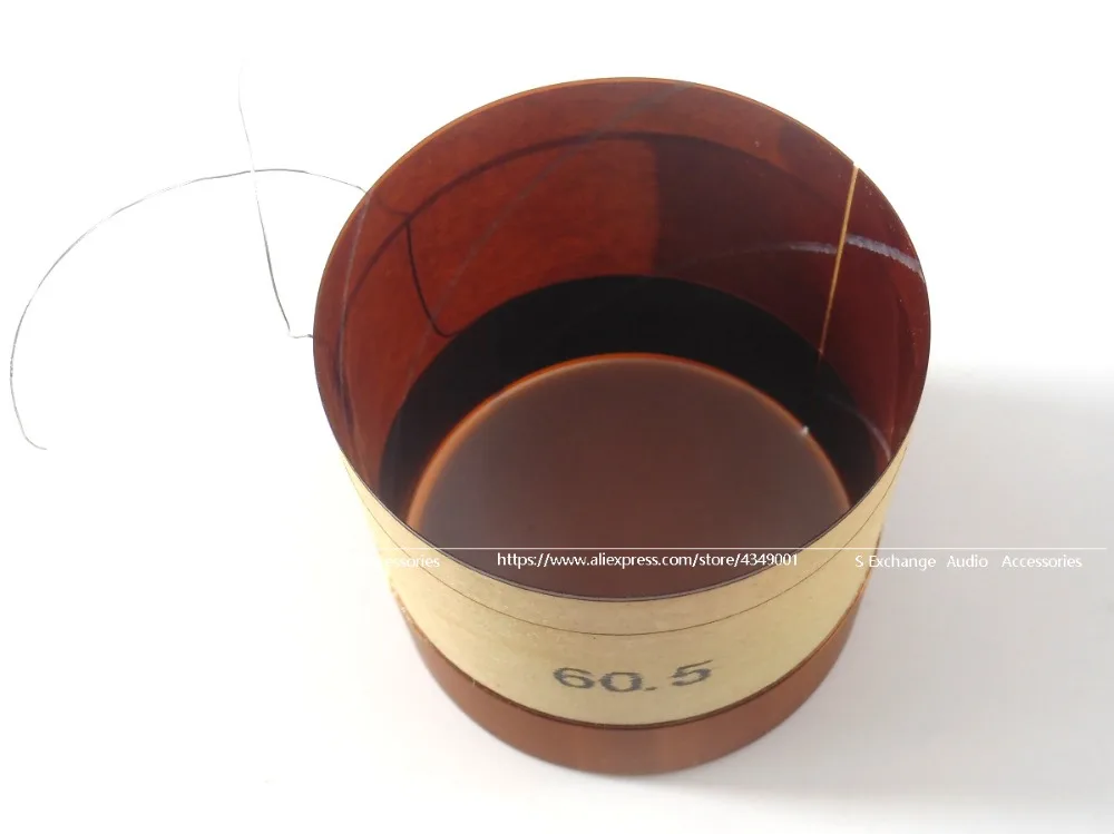 2PCS 60.5 Core Bass Voice Coil 60.5มม.ซับวูฟเฟอร์8OHMลำโพงอุปกรณ์เสริมDIY