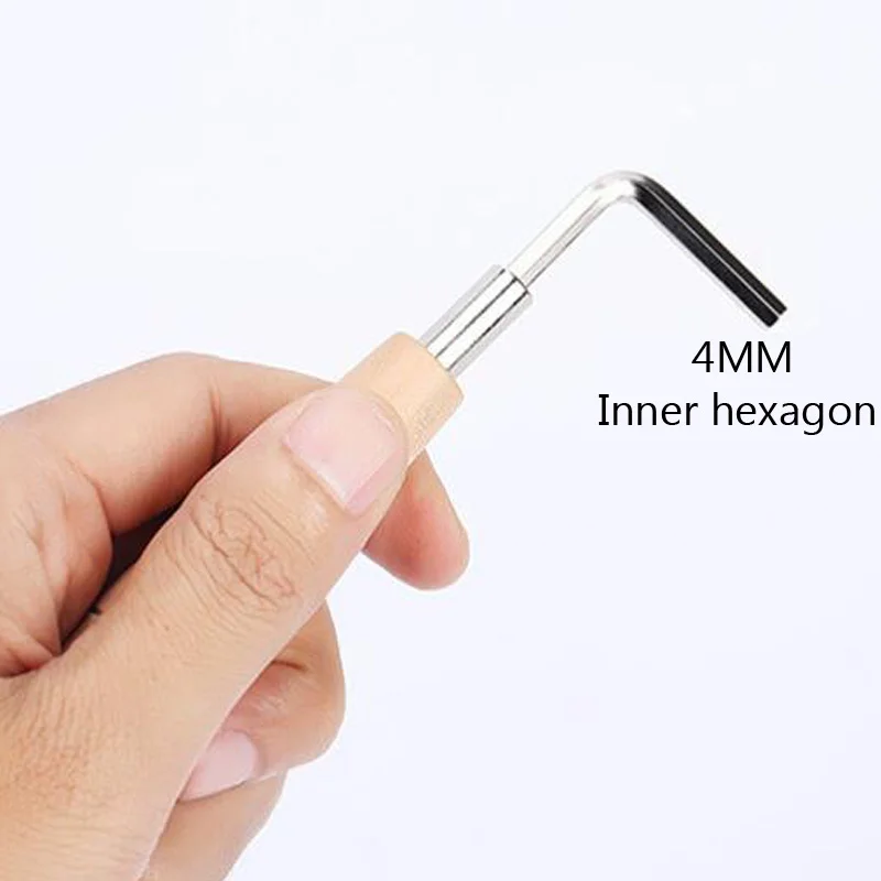 Guitar Wrench Hexagon Adjusting Rod Solid Wood Handle Guitar Fingerboard Pitch Adjustment Tool Musical Instrument Accessories