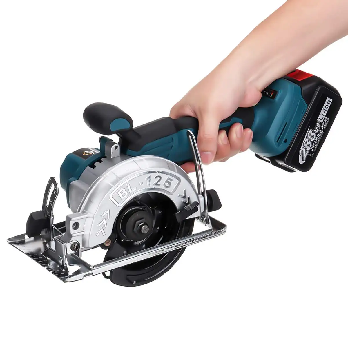 11000RPM 1580W Brushless Cordless Electric Circular Saw 288VF 125mm Power Tool Wood Cutting Machine For Makita 18V Battery