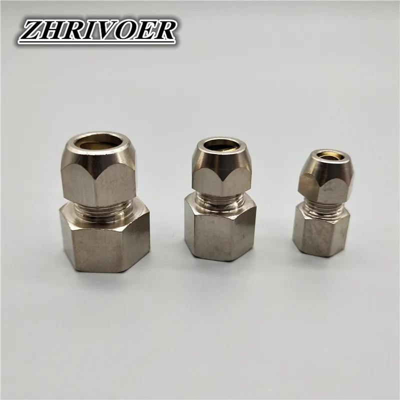 Ring Lock oil Tube Compression Ferrule Tube Compression Fitting Connector tube 4 6 8 10 12mm Female Thread M14x1.5 M20x1.5