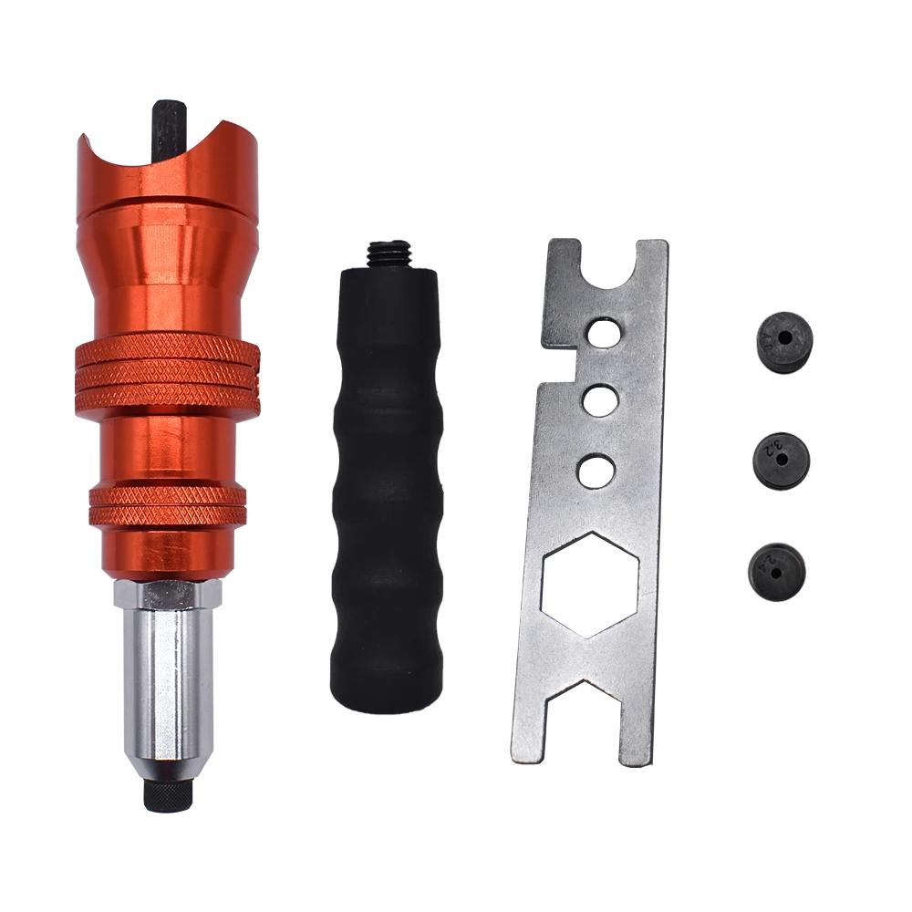 Uuendage elektriline neetpüstol 2,4 mm-4,8mm neetimisadapter Sisestage juhtmeta puurimi alumiiniumist neeti pähklööv