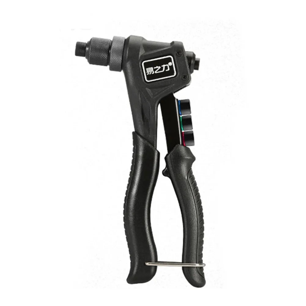 พรีเมี่ยม3ใน1 Heavy Duty Riveter Hand Riveter สำหรับพลาสติกโลหะหนังใหม่สำหรับลิฟท์,เครื่องมือ WWO