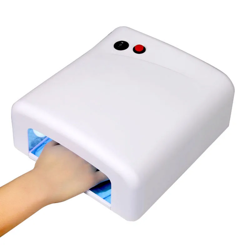 New Pro Nail Polish Dryer Lamp 36w Led Uv Gel Acrylic Curing Light Spa Kit With 4 Tubes Be Used For Setting Nail Polish EU Plug