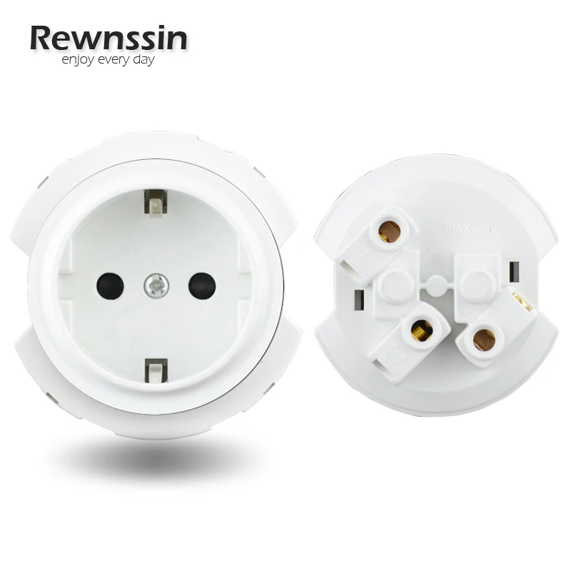 L1 Series-DIY Free Combination With LED Indicator Light Glass Panel 110-250V Socket EU French Power Socket Wall Light Switch