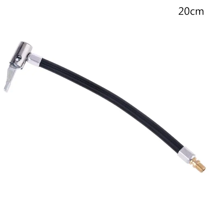 Car Tire Air Inflator Extension Hose Adapter Locking Air Chuck Twist-on Lock Connection with Standard Fine Thread Inflator Hose