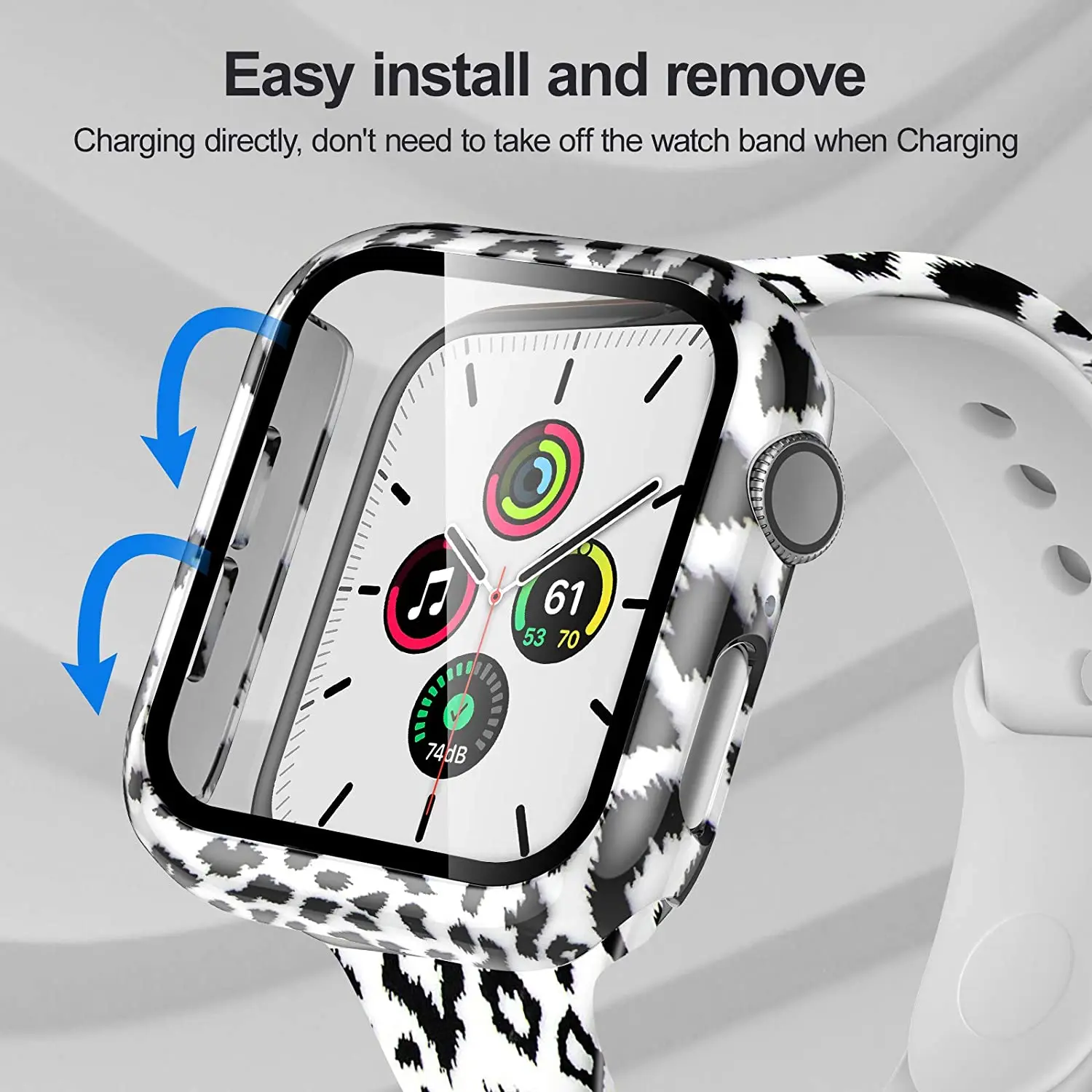 Glass+case pro jablko hodinky 44mm 40mm 42mm 38mm, plný obal natvrdo PC hojnost ochranný formulovat pro iwatch řada SE/6/5/4/3/2/1