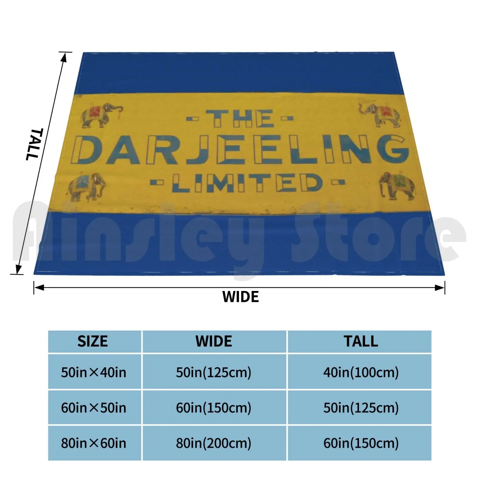 The Darjeeling Limited Blanket Fashion Custom Wes Anderson Wes Anderson Film Cinema Movie Movies Films Indie