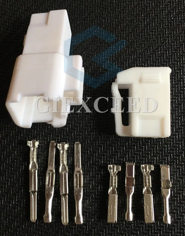 2 Sets 4 Pin 6520-0349 7282-1042 Automotive Connector 90980-10795 For Toyota Lexus