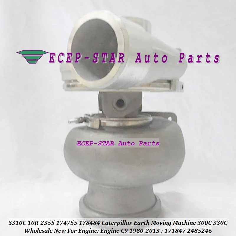 S310C 10R-2355 Turbo 174755 178484 171847 2485246 S310C080 Turbocharger For Caterpillar Earth Moving Machine 300C 330C C9 9.0L