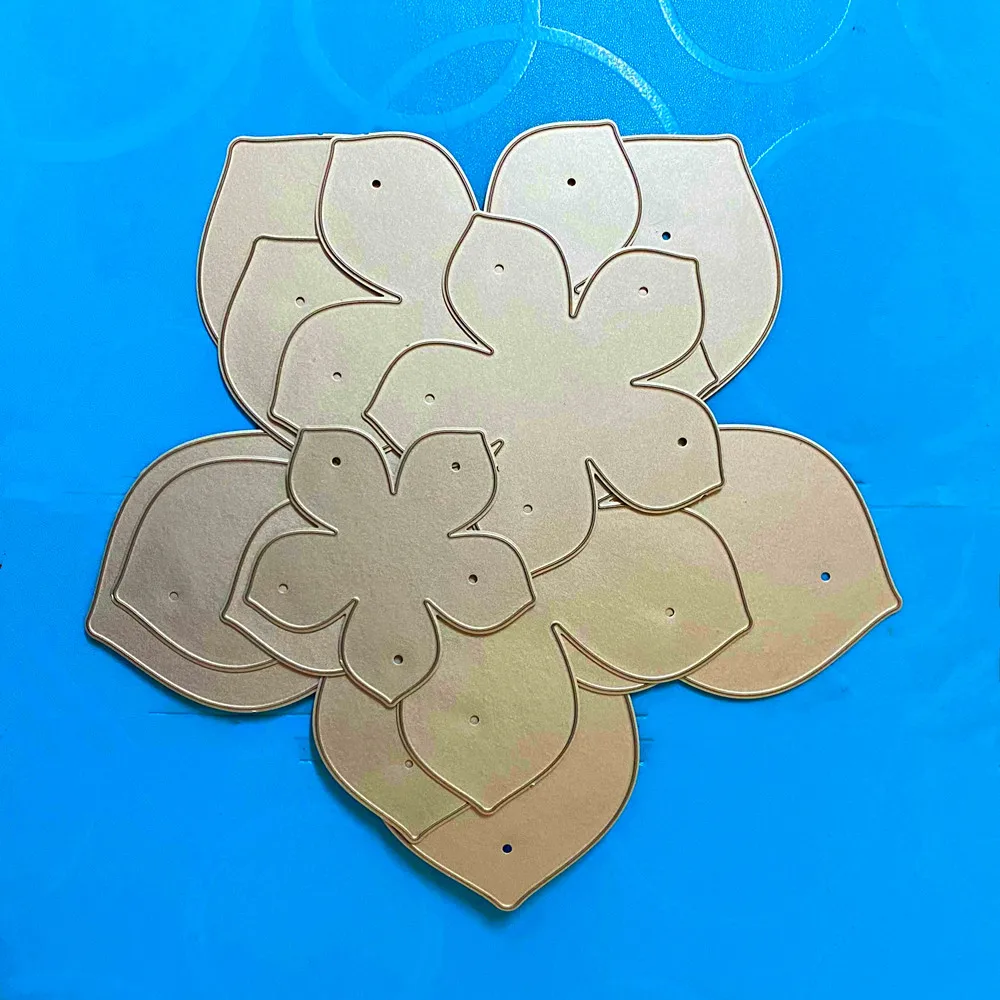 YINISE SCRAPBOOK Metal Cutting Dies For Scrapbooking Stencils BIG FLOWERS DIY PAPER Album Cards Making CRAFT Embossing Die CUT