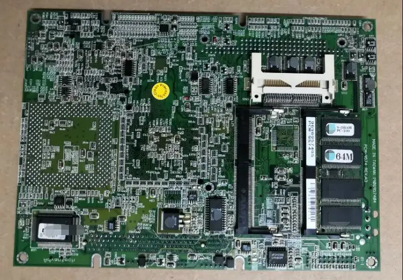 PCM-9574 REV.A3 100% OK Original Embedded Motherboard IPC Board Industrial Mainboard PC/104 SBC PCI Slot PC104 with CPU RAM