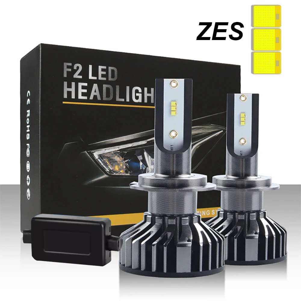 

ZES Chip H7 LED Auto Car Headlight Bulbs Mini H4 LED H11 H8 HB4 H1 H3 HB3 9005 9006 880 881 H27 18000LM LED Lamp For Automobile