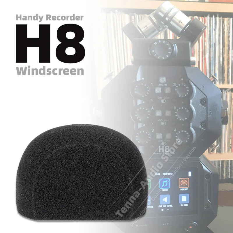 

For ZOOM H8 H 8 Recording Pen Handy Mic Pop Filter Windscreen Recorder Windshield Microphone Foam Sponge Shield Wind Screen