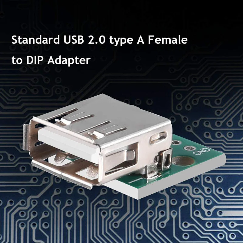 10 Stks/partij Usb 2.0 Breakout Board Usb Naar Dip Adapter 2.54Mm Breakout Board 4 Pins Pinboard Usb Type A breakout Boards