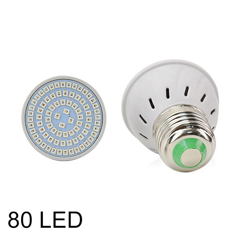 60/80 220V LED coltivano la lampadina della luce E27 per lo spettro completo idroponico della pianta