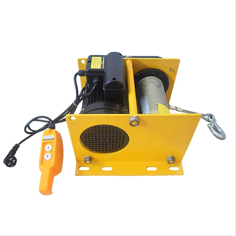 Miniatur listrik Hoist kawat tali Winch 220V jenis Jerman Hoist 30M