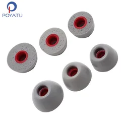 POYATU S/M/L Upgraded Memory Foam Eartips Tips Earbuds Silicone Eartips For Beats Studio Buds Replacement In Ear Tips Buds