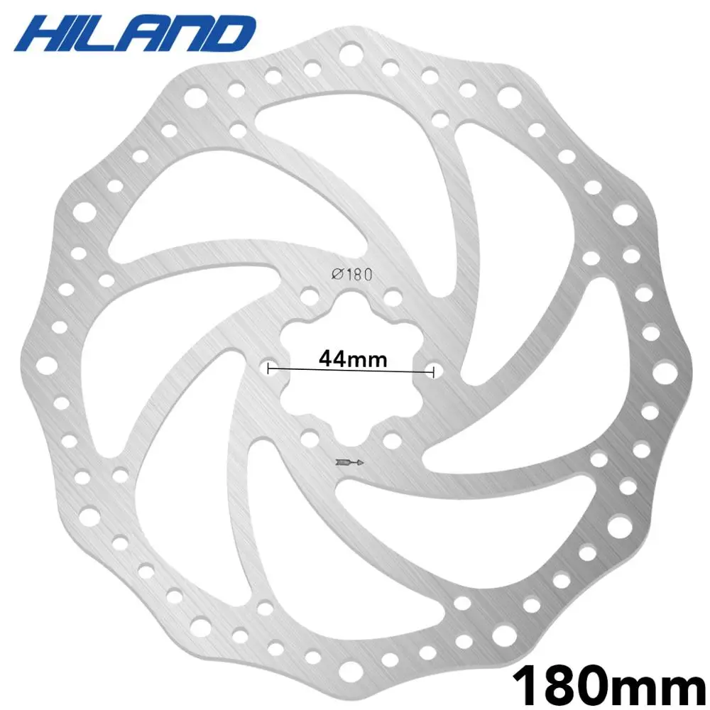 Hiland 203mm/180mm/160mm/140mm 6 Inches Stainless Steel Rotor Disc Brake For MTB Mountain Road Cruiser Bike Bicycle parts