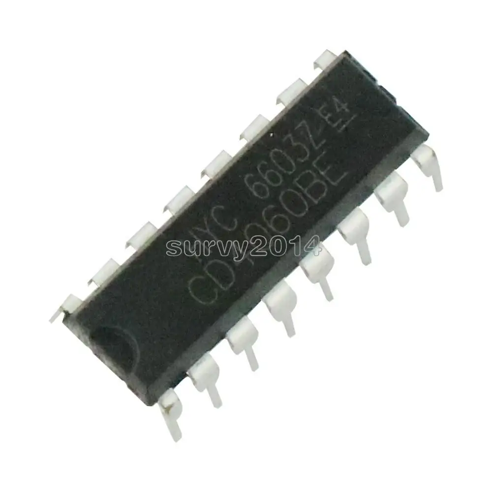 10 قطعة CD4060BE CD4060 4060 تموج تحمل Counter Binary IC DIP-16 دبوس منخفضة الطاقة