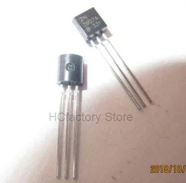 Original 100PCS/LOT 2N2907A triode transistor PNP SILICON PLANAR TRANSISTORS TO-92 0.8A 60V PNP 2N2907