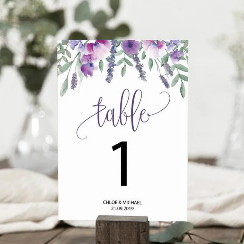 flowers theme Wedding Table Numbers  Greenery Wedding Decor  Modern table numbers for the wedding party signs  birthday party