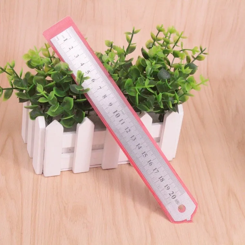 3pcs / Set Long Iron Ruler Scale Ruler Stainless Steel Measuring Tool 20cm / 30cm/50cm