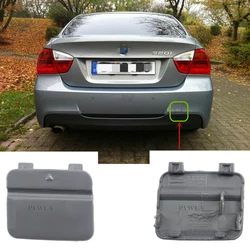 For BMW E90  E91 3 Series 328i 335d 335i 316i 318i 320i 323i 325i 2008 2009 2010 2011 Primed Rear Bumper Tow Eye Trim Cap Cover