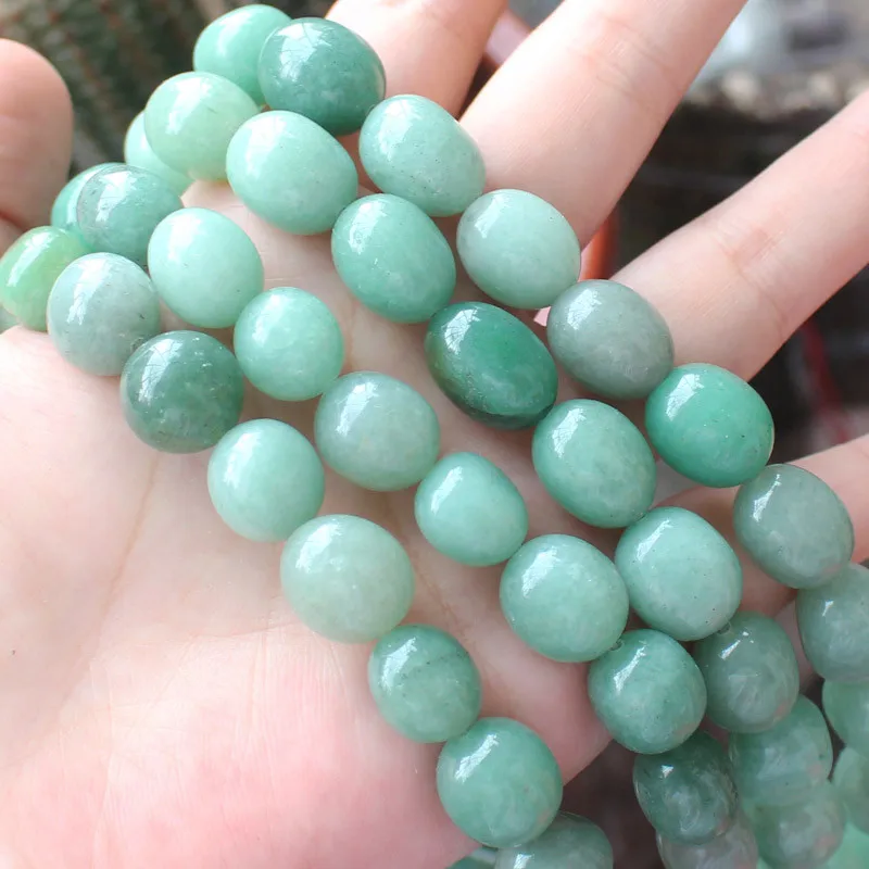 11-14mm Natural Aventurine Smoth Freeform loose beads 15