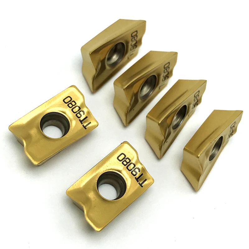 Imagem -04 - Indexáveis Cnc Fresagem e Ferramentas de Corte Ferramentas de Torneamento de Fresagem de Alta Qualidade Torno de Aço Processamento de Peças Apkt1705 Tt9030 Tt9080