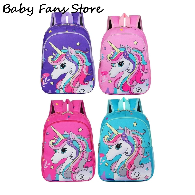 Kindergarten Student School Bag Large Capacity Schoolbags 3D Unicorn Cartoon Backpacks Children Animal Bag Waterproof Schoolbag