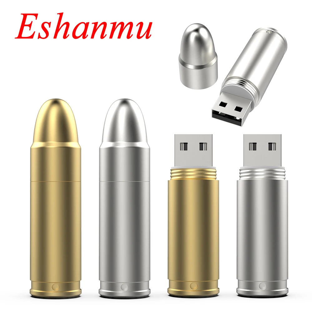 Bullet Shape 2023 Pendrive 4GB-256GB Usb Flash Drive Waterproof 64GB U Disk Memory Drive Fashion 8GB 16GB Storage Pen Drive