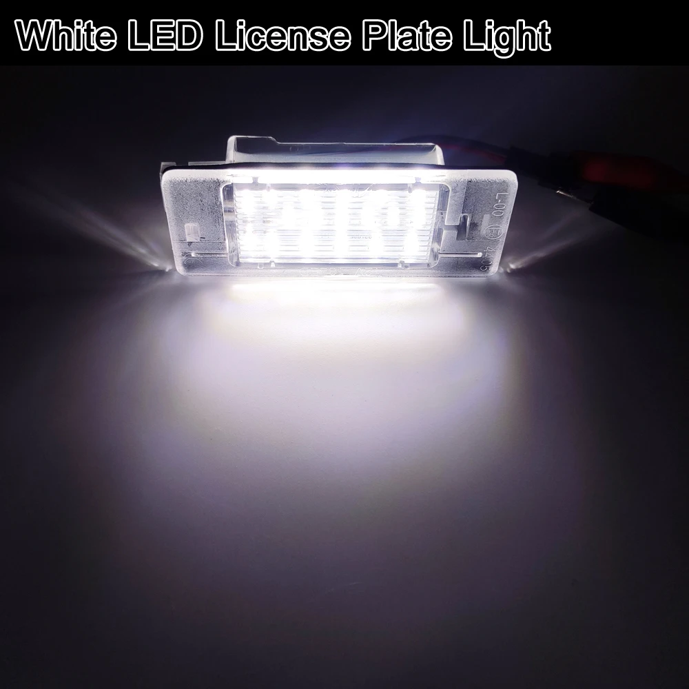2 uds para Opel Vectra C Estate 2002 2003 2004 2005 2006 2007 2008 luz LED blanca para matrícula lámpara para matrícula
