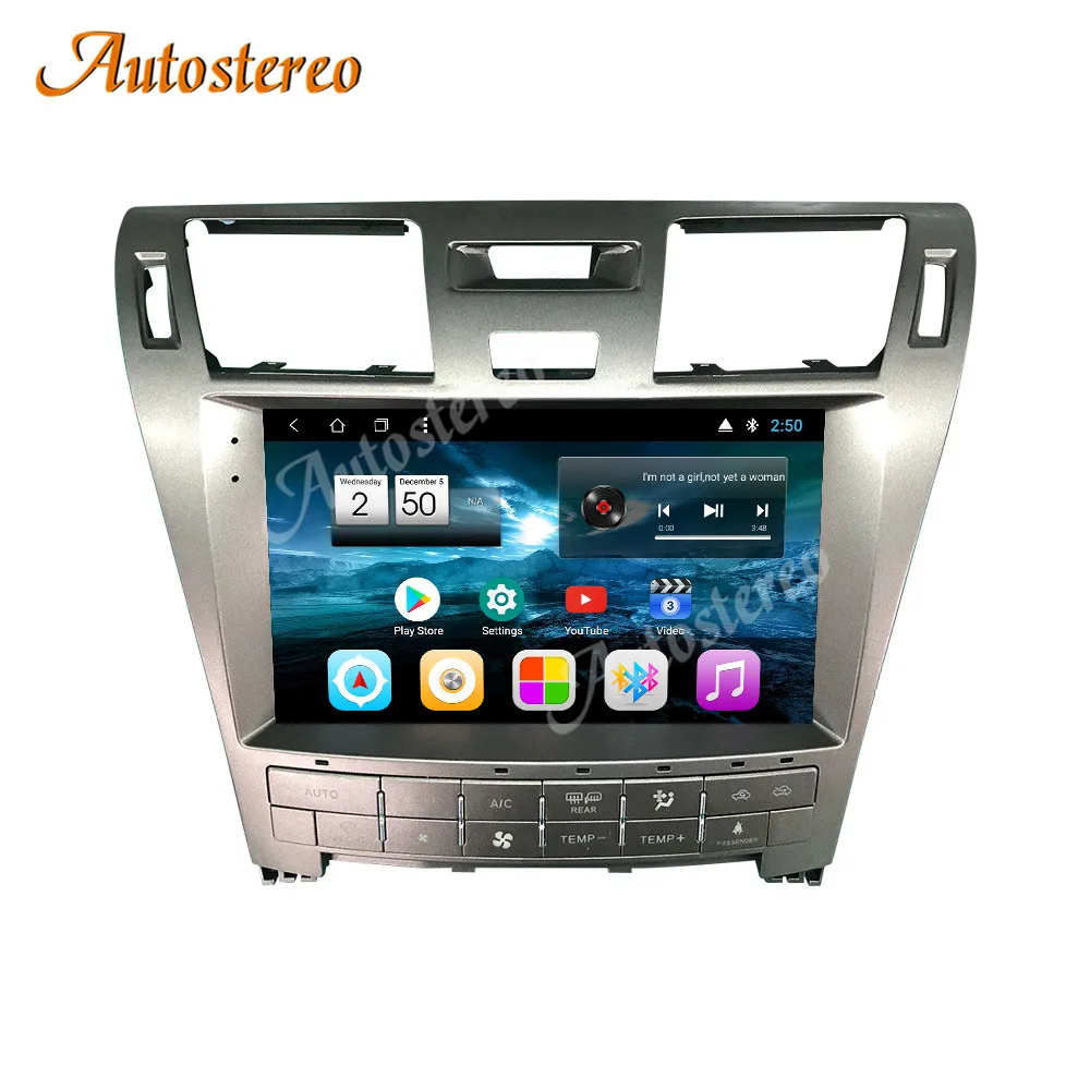 For Lexus LS460 LS 460 LS600H 2006-15 Android 10.0 6GB+128B Car GPS Navigation Multimedia Player Auto Stereo Radio Tape Recorder