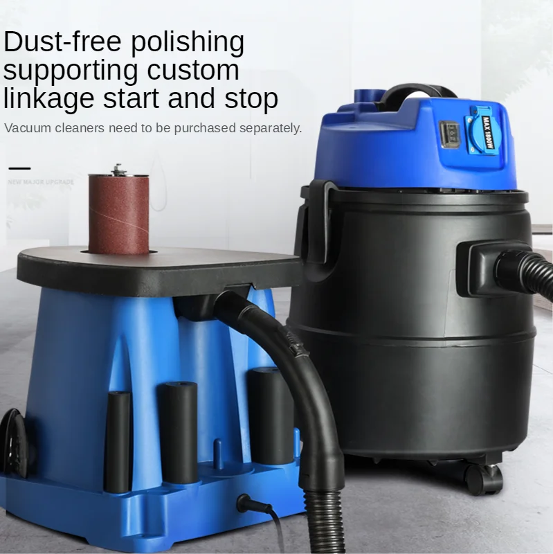 220V 450W 14 Inch Desktop Electric Sander Sand Column Machine Shaft Sander Belt Machine Woodworking Tools